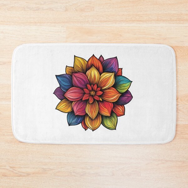 Item preview, Vibrant Bouquet of Stylized Flowers designed and sold by Enea Kelo.