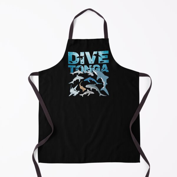 Item preview, Dive Tonga whale shark tiger shark bull shark hammerhead shark designed and sold by NicGrayGraphic.