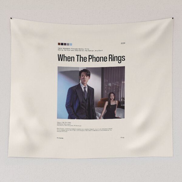 Item preview, When The Phone Rings, Kdrama (2024) designed and sold by PinkandP.