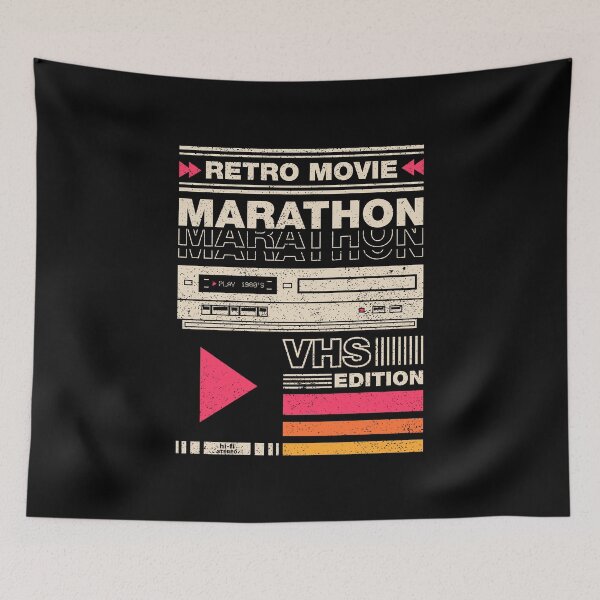 Item preview, Retro Movie Marathon VHS Edition designed and sold by sachpica.
