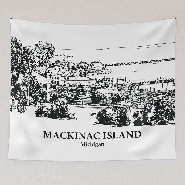 Item preview, Mackinac Island designed and sold by Lakeric Cityscapes.