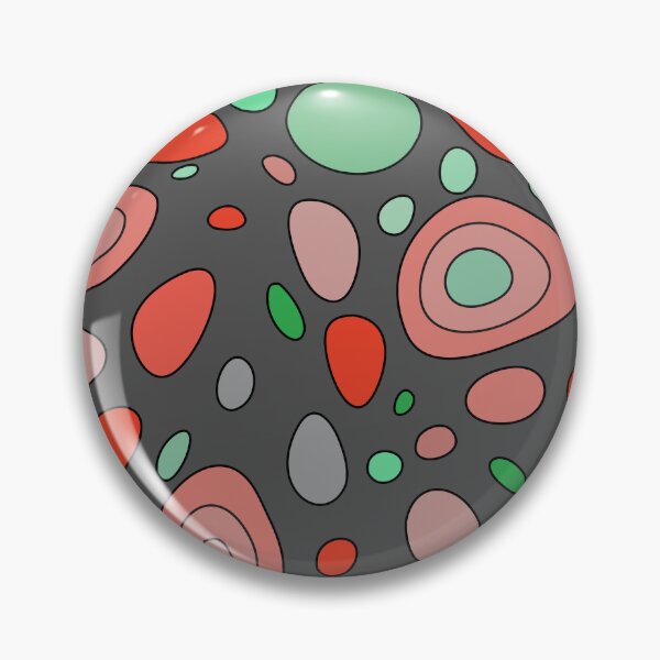 Item preview, Colorful dance of stones- dark grey, yellow,red, turquoise. designed and sold by My-fake-places.