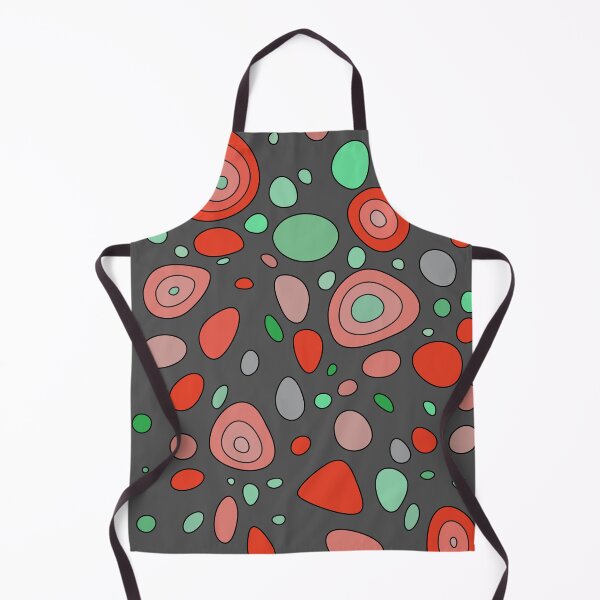 Item preview, Colorful dance of stones- dark grey, yellow,red, turquoise. designed and sold by My-fake-places.