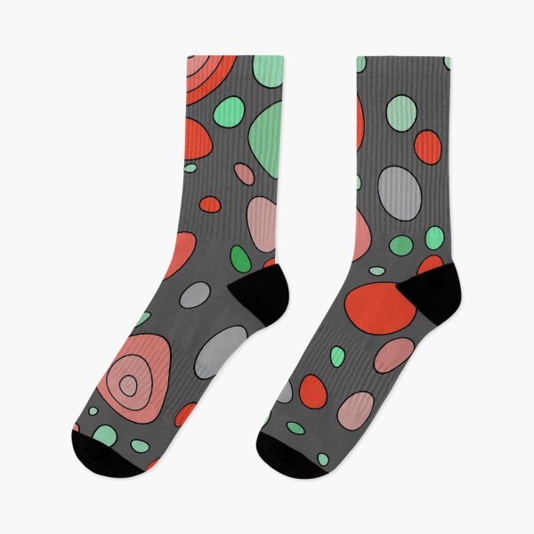 Item preview, Colorful dance of stones- dark grey, yellow,red, turquoise. designed and sold by My-fake-places.