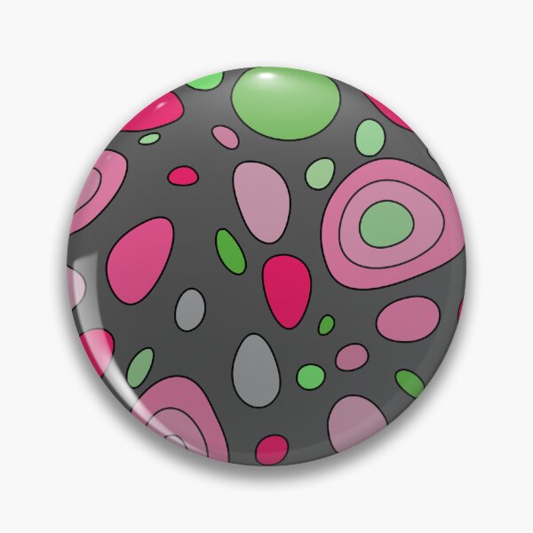 Item preview, Colorful dance of stones- dark grey,magenta, green designed and sold by My-fake-places.