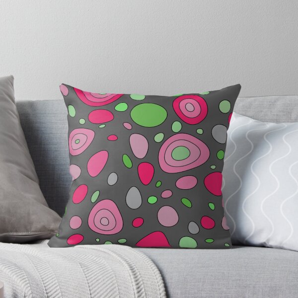 Item preview, Colorful dance of stones- dark grey,magenta, green designed and sold by My-fake-places.