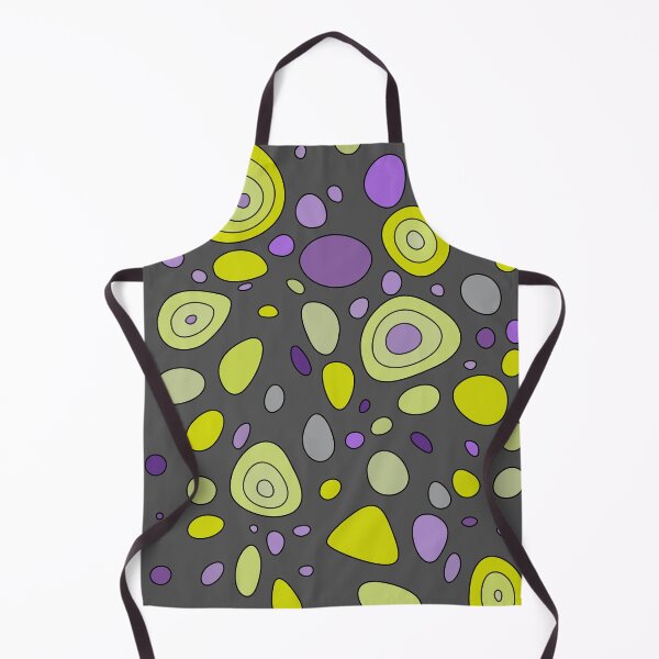 Item preview, Colorful dance of stones- dark grey, yellow, purple, green. designed and sold by My-fake-places.