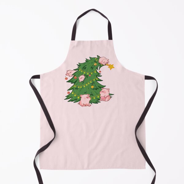 Item preview, Pigs cute funny christmas tree designed and sold by BeebooDesign.