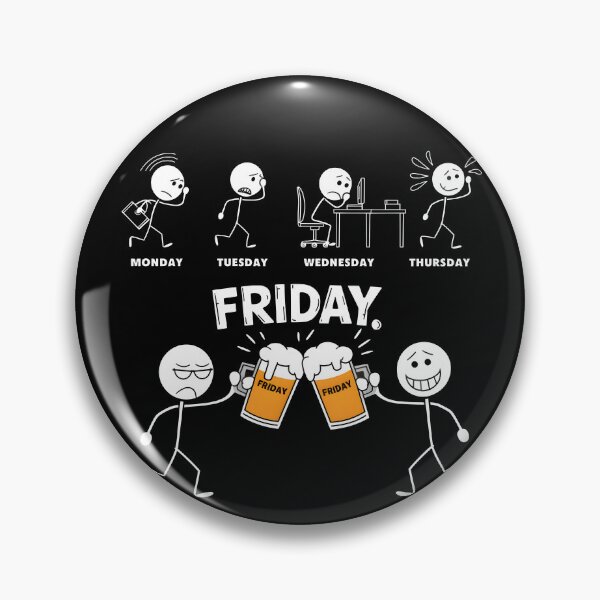 Item preview, Work Week Woes: A Humorous Journey from Monday to Friday designed and sold by SpeakingPrint2.