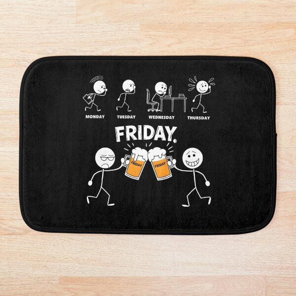 Item preview, Work Week Woes: A Humorous Journey from Monday to Friday designed and sold by SpeakingPrint2.