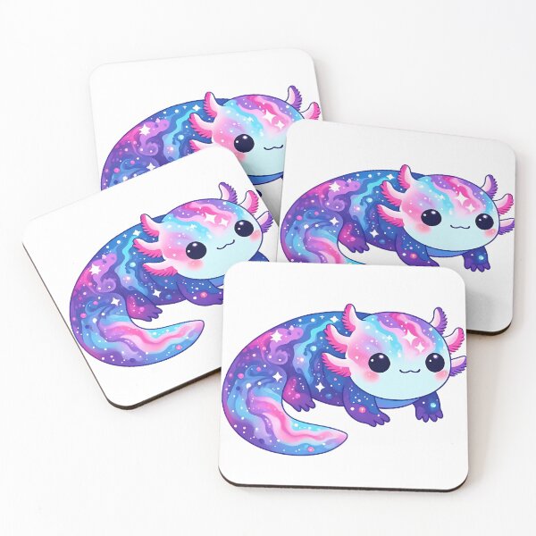 Item preview, Galaxy axolotl  designed and sold by MellowPeach.