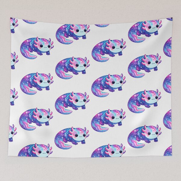 Item preview, Galaxy axolotl  designed and sold by MellowPeach.