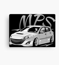 3 BL MPS & quot; Low Style & quot; Canvas Print