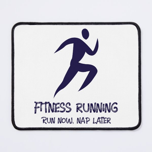 Item preview, Fitness running. Run now, nap later designed and sold by FirstTimeTees.