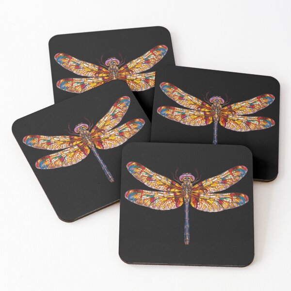 Item preview, Stained Glass Dragonfly designed and sold by Angry Swan Designs.