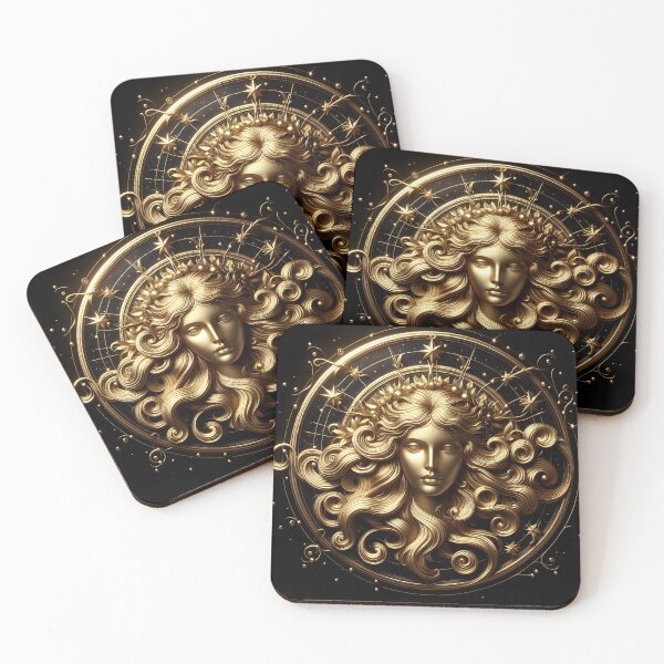 Item preview, Virgo Zodiac Sign designed and sold by GalleryBrisArt.