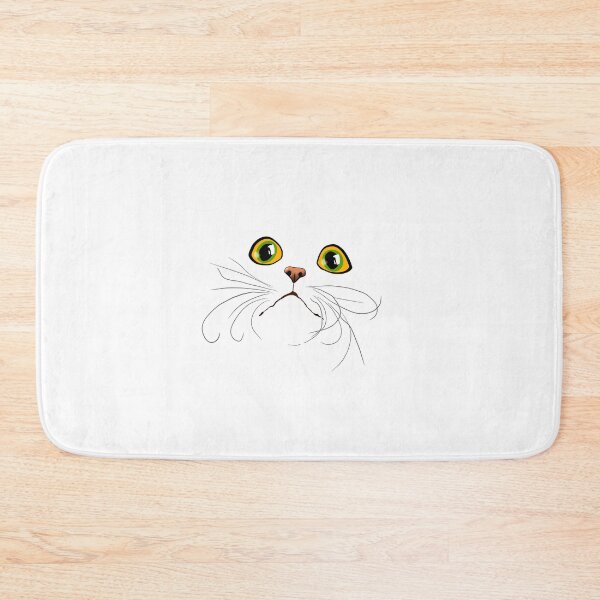 Item preview, Huge Cat Eyes - Funny Sketch, Humorous Illustration, Surprised, Scared, Funny Design for Cat Lovers, Gift Ideas and Creative Products designed and sold by Nadja Leutloff.