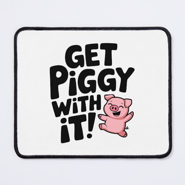 Item preview, Get Piggy With It! Cute Dancing Pig Pun designed and sold by PMCreative.