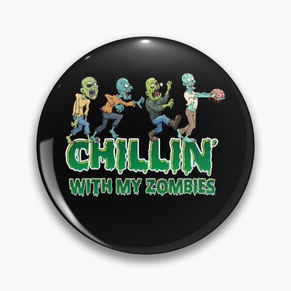 Item preview, Chillin with My Zombies Halloween Design designed and sold by PNGShop.