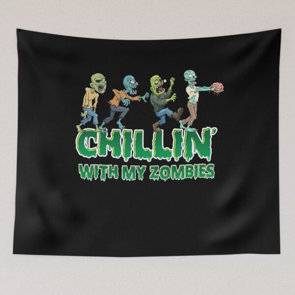 Item preview, Chillin with My Zombies Halloween Design designed and sold by PNGShop.