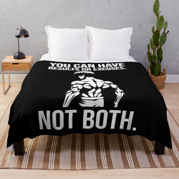 Item preview, Results or Excuses - Motivational Gym, Fitness Inspiration designed and sold by chantastical.