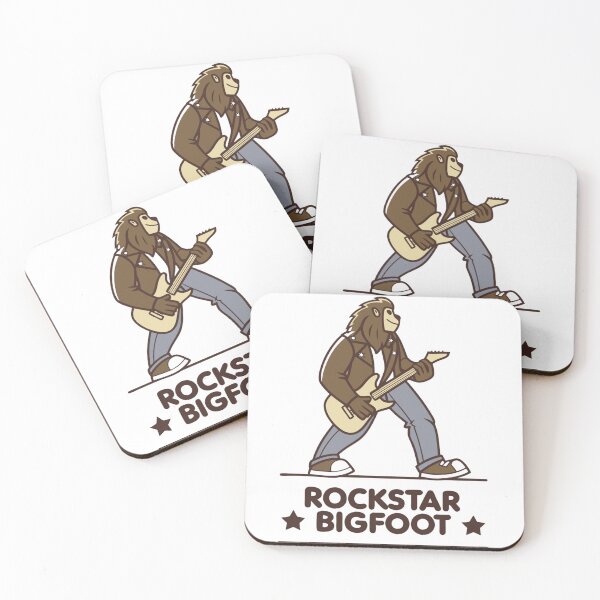 Item preview, Rockstar Bigfoot Design T-Shirt – Funny and Cool Sasquatch Apparel – Mythical Creature Gift Idea – Legendary Bigfoot Fans Must-Have designed and sold by Colorful-Garden.