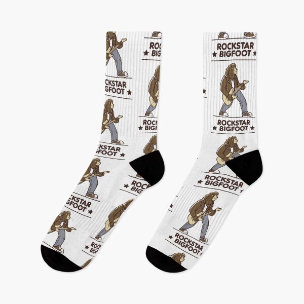 Item preview, Rockstar Bigfoot Design T-Shirt – Funny and Cool Sasquatch Apparel – Mythical Creature Gift Idea – Legendary Bigfoot Fans Must-Have designed and sold by Colorful-Garden.