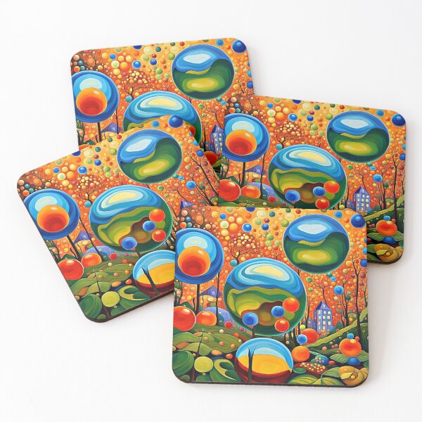 Item preview, Orbs in foliage 4 designed and sold by George Hutton Hunter.
