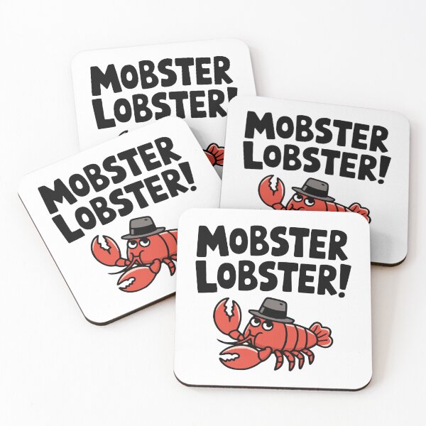 Item preview, Mobster Lobster! Cute Mafia Lobster Pun designed and sold by PMCreative.
