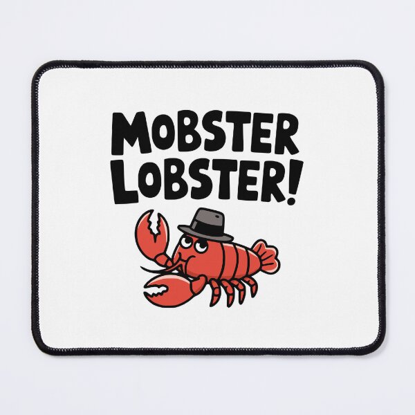 Item preview, Mobster Lobster! Cute Mafia Lobster Pun designed and sold by PMCreative.