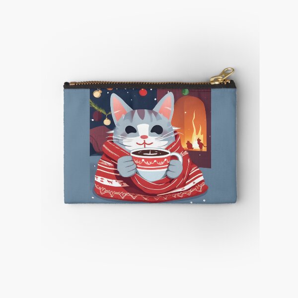 Item preview, CAT CHOCO CHRISTMAS, Christmas Time, Cat Christmas, xmas, Santa, designed and sold by GOLDENGARDENART.