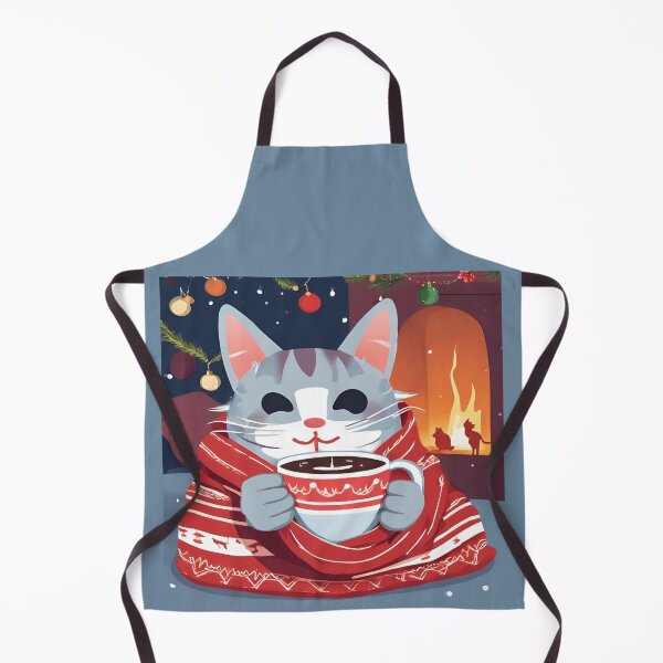 Item preview, CAT CHOCO CHRISTMAS, Christmas Time, Cat Christmas, xmas, Santa, designed and sold by GOLDENGARDENART.