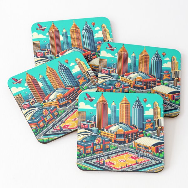 Item preview, Atlanta seen as 8bit  designed and sold by TheBigOwl.