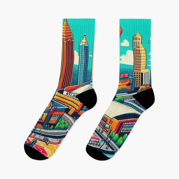 Item preview, Atlanta seen as 8bit  designed and sold by TheBigOwl.
