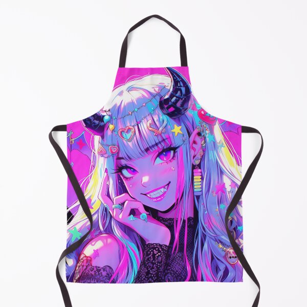 Item preview, Neon Gothic Vampire Anime Girl designed and sold by bubblegoth.