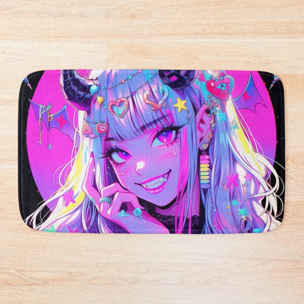 Item preview, Neon Gothic Vampire Anime Girl designed and sold by bubblegoth.