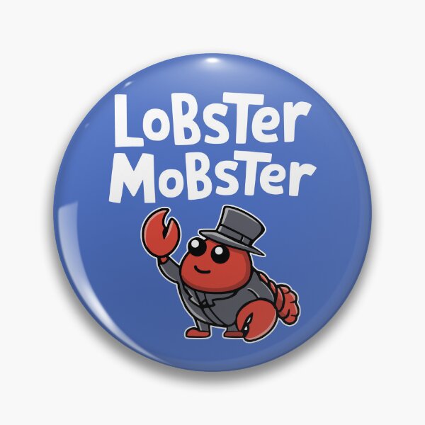 Item preview, Lobster Mobster! Cute Mafia Lobster Pun designed and sold by PMCreative.
