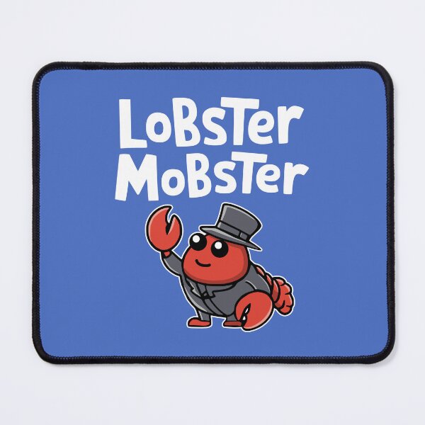 Item preview, Lobster Mobster! Cute Mafia Lobster Pun designed and sold by PMCreative.