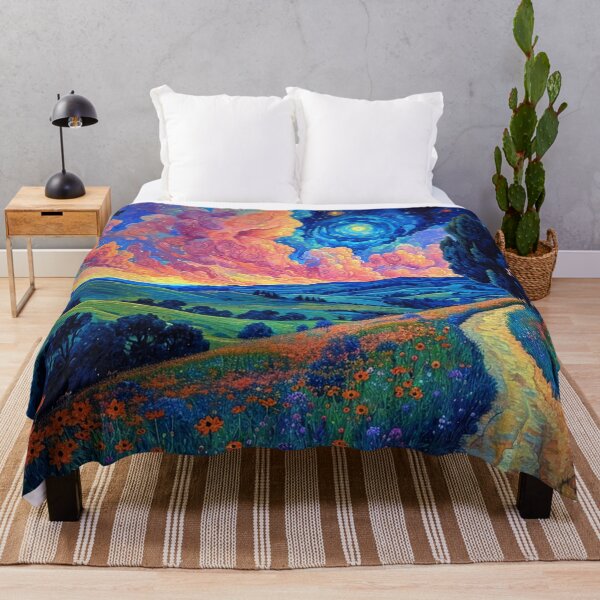 Item preview, Flowered Hills designed and sold by Dawn van Doorn.