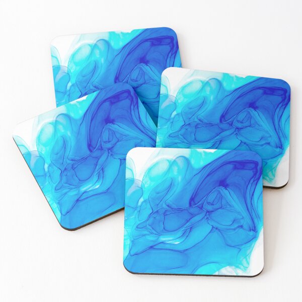 Item preview, Bright blue inks designed and sold by sandigitalart.