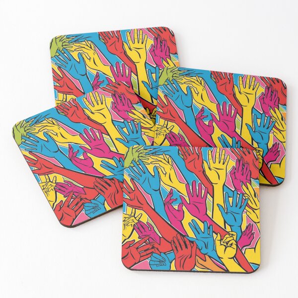 Item preview, Hands Up for Unity, Diverse and United, Reaching Together, A Colorful Community, Hands Across the World designed and sold by TolgaSal.