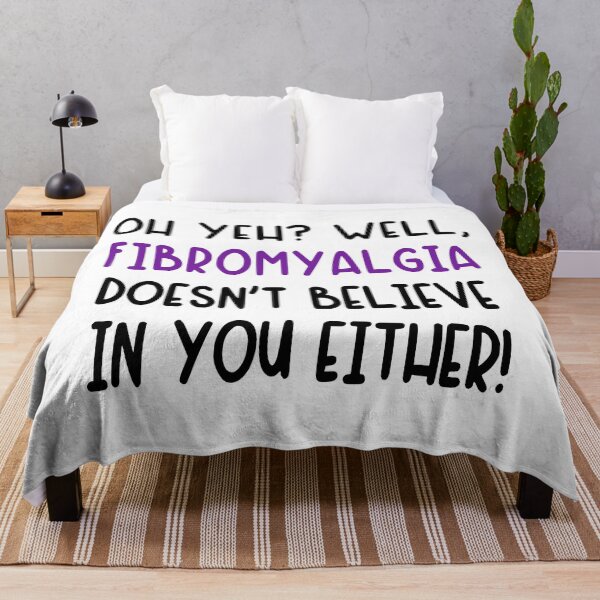 Item preview, Fibromyalgia Doesn't Believe In You Either T-Shirts Hoodies Funny Tees Humorous Fibro Is Real Disorder Gifts designed and sold by ChronicillnessT.