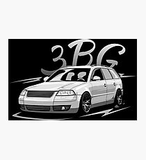 Passat B5.5 3BG Variant & quot; Low Style & quot; Photographic Print