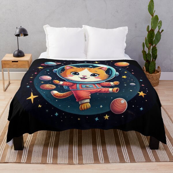 Item preview, T-Shirt Design Trending: CAT IN SPACE designed and sold by ForeverPrintsOK.