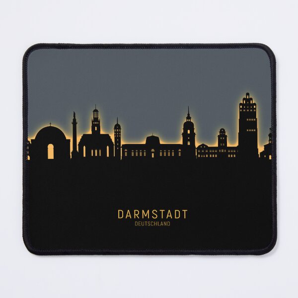 Item preview, Darmstadt Germany Skyline designed and sold by ArtPrints.