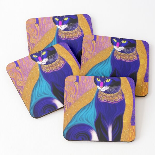Item preview, Abstract Cat Art designed and sold by TheDarkWardrobe.
