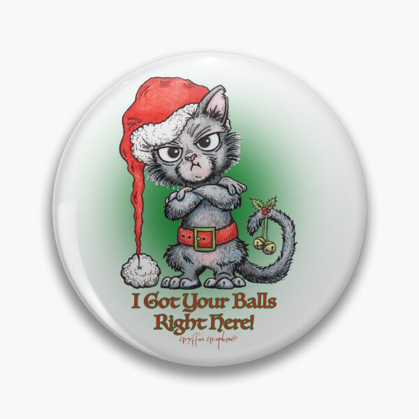 Item preview, Christmas Crabby Cat designed and sold by Gryffin Graphix.