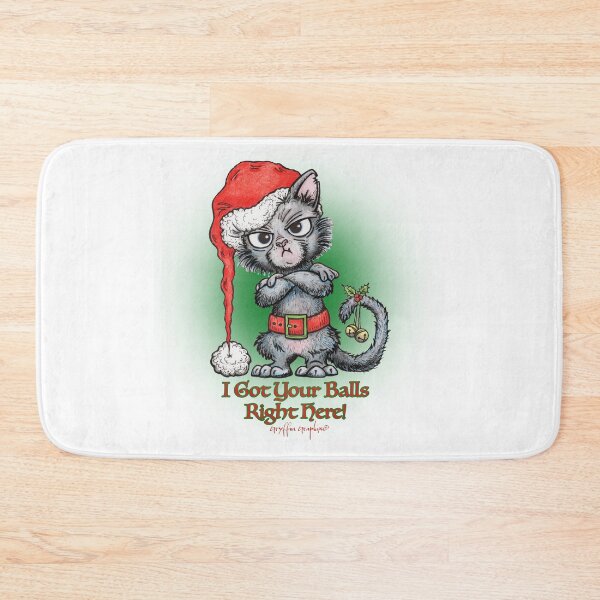 Item preview, Christmas Crabby Cat designed and sold by Gryffin Graphix.