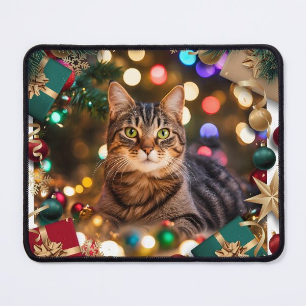 Item preview, CHRISTMAS, Christmas Time, Cat Christmas, xmas, Santa, designed and sold by GOLDENGARDENART.