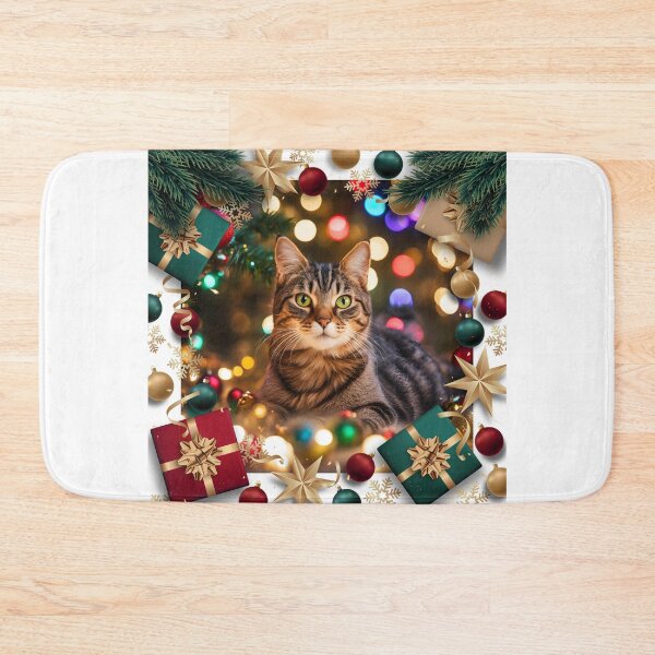 Item preview, CHRISTMAS, Christmas Time, Cat Christmas, xmas, Santa, designed and sold by GOLDENGARDENART.